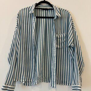 Urban Outfitters BDG Striped Button Down Shirt